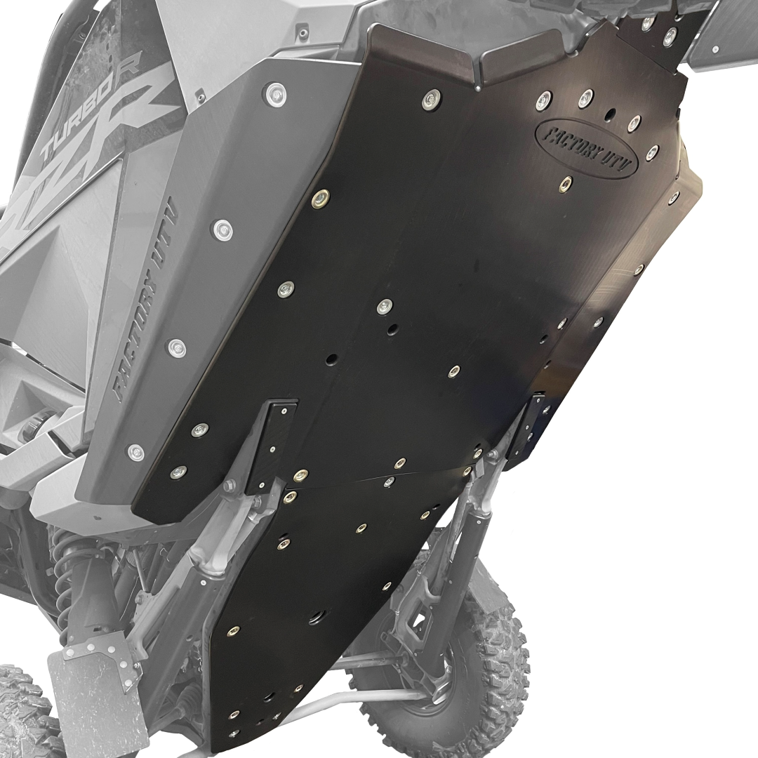 Polaris RZR Turbo R UHMW Skid Plate