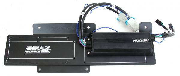 2019-2022 Polaris RZR Kicker 2-Speaker Cage-Mounted Plug-&-Play System for Ride Command