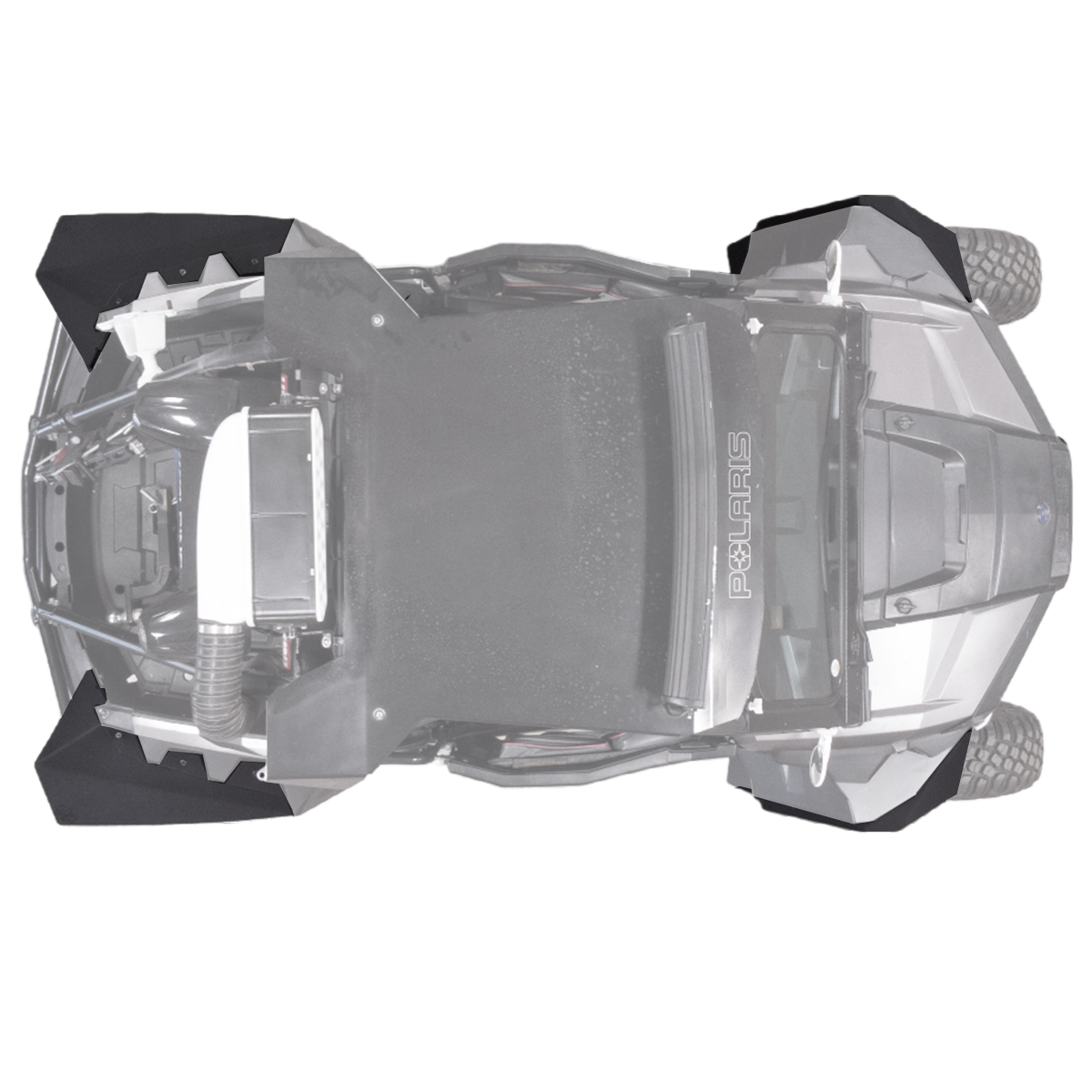 2015+ Polaris RZR 900S | Trail S SuperATV Fender Extensions - MAX Coverage