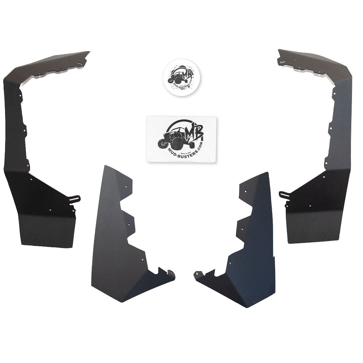 2015+ Polaris RZR 900S | Trail S SuperATV Fender Extensions - MAX Coverage