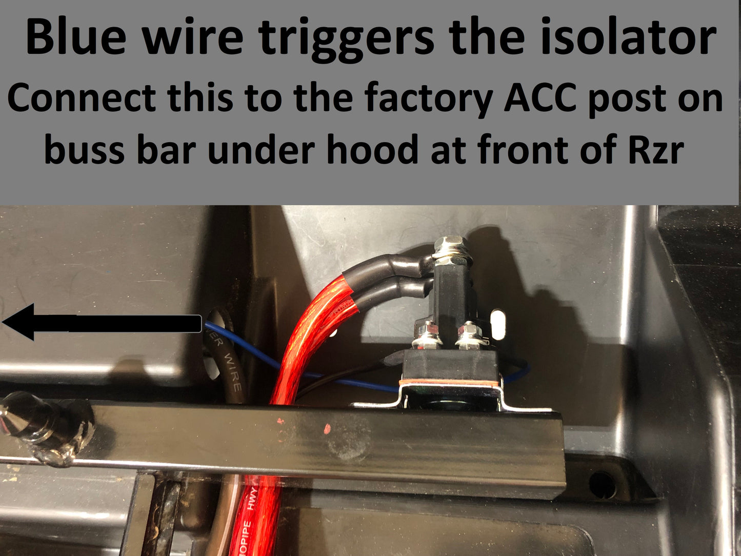 Polaris RZR 2nd Battery Kit