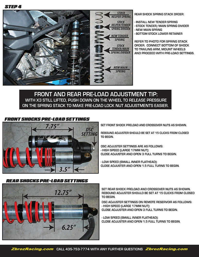 Can-Am Maverick X3 Max X Turbo Dune Desert Spring Kit (2018-2020)