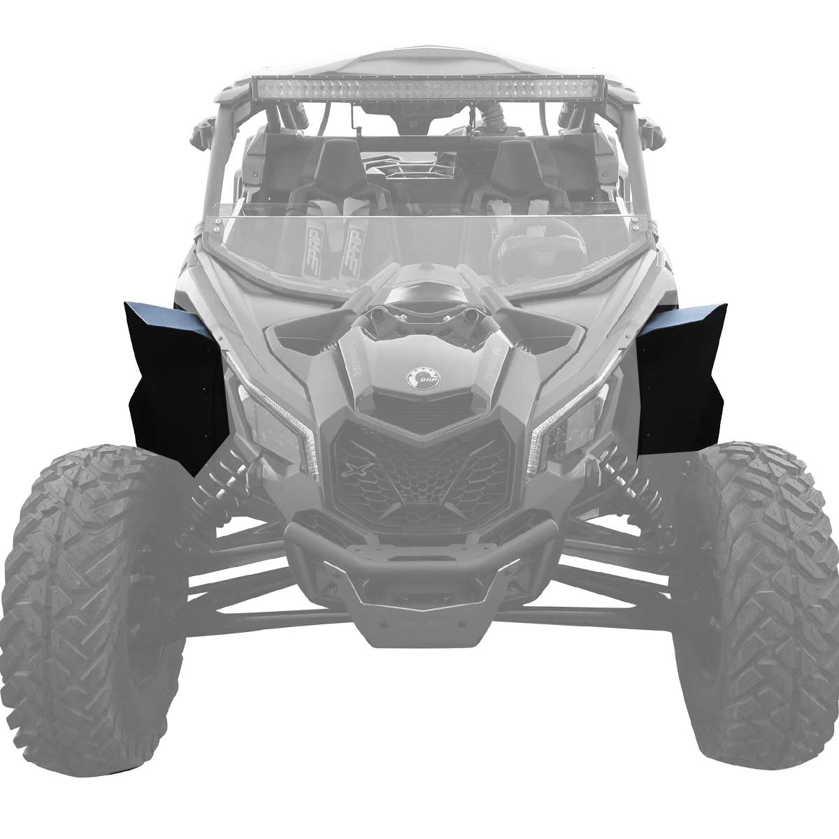 2017-2022 Can-Am Maverick X3 DS Stock Fender Flares (64" wide X3)