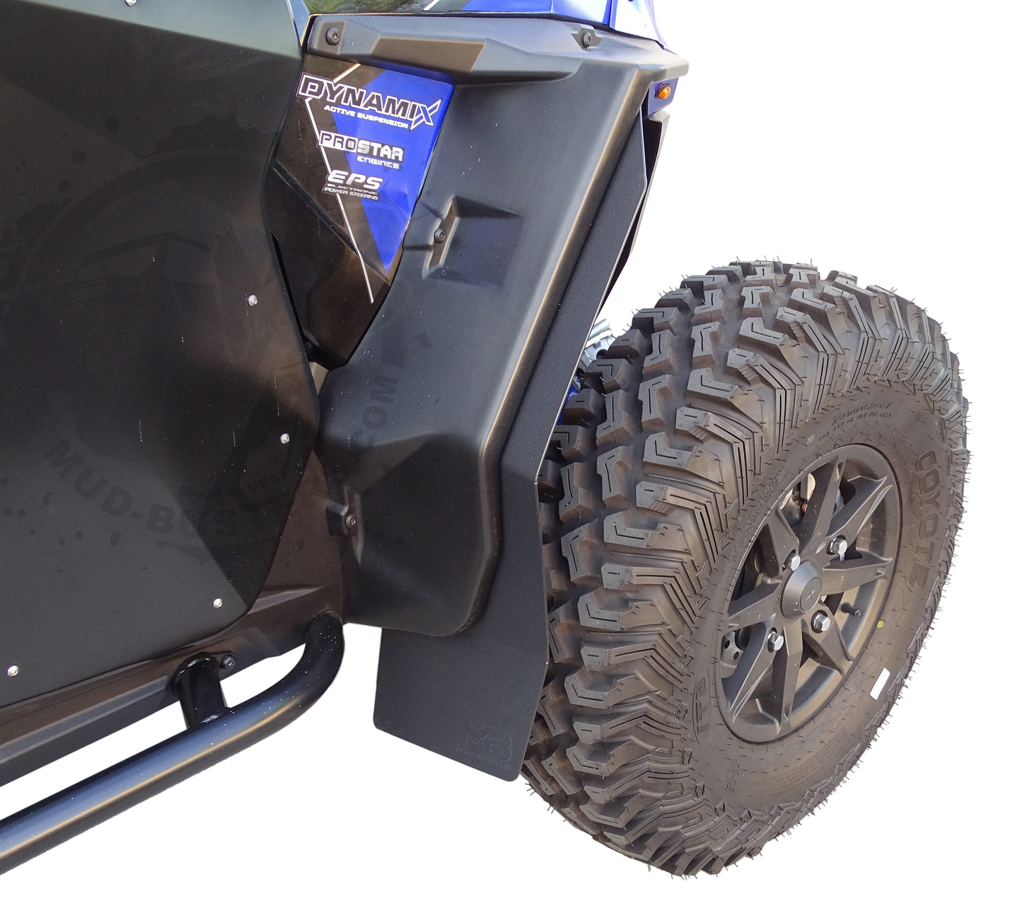 Polaris RZR XP Max Coverage Fender Extensions for SuperATV Fenders