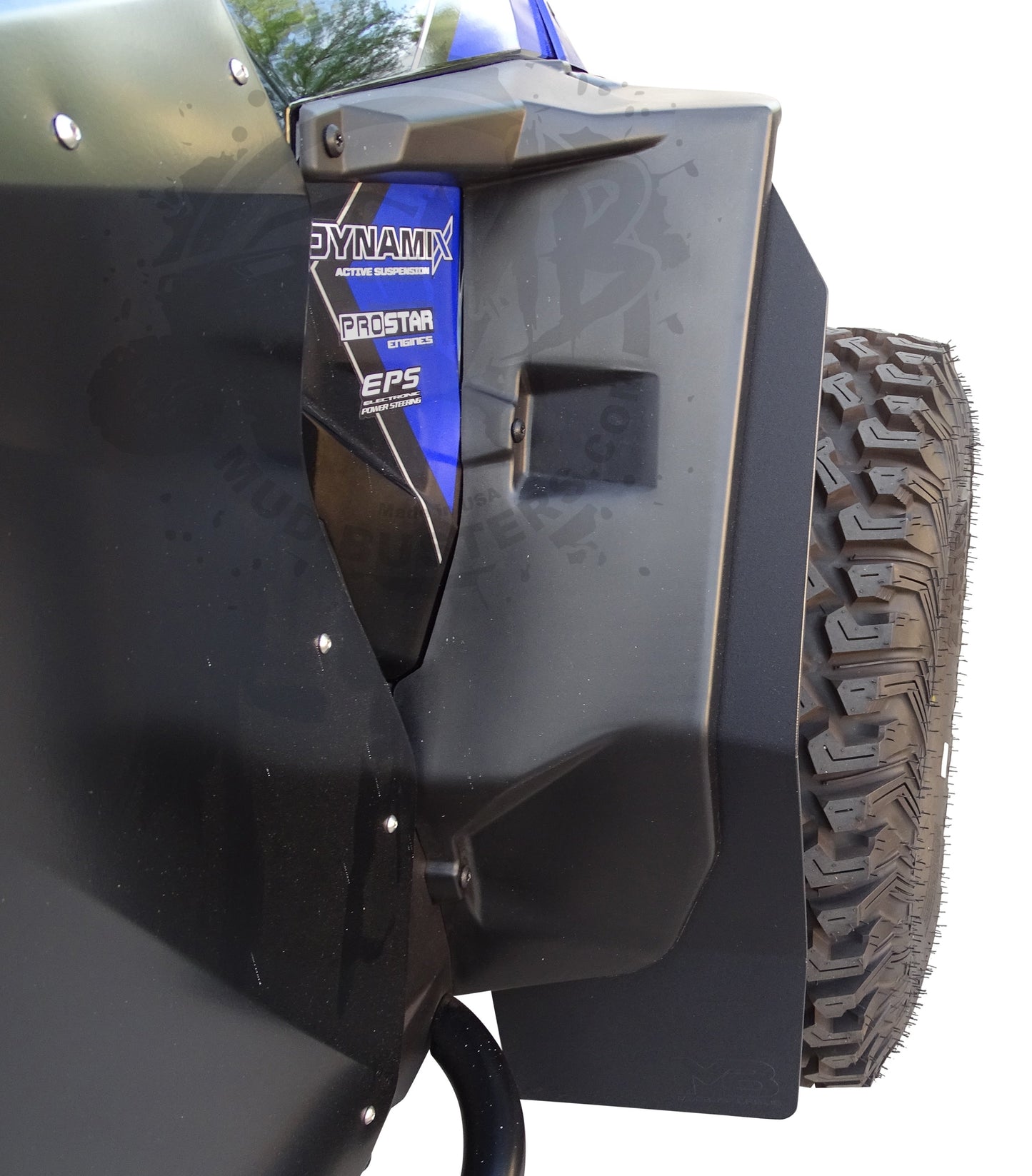 Polaris RZR XP Max Coverage Fender Extensions for SuperATV Fenders