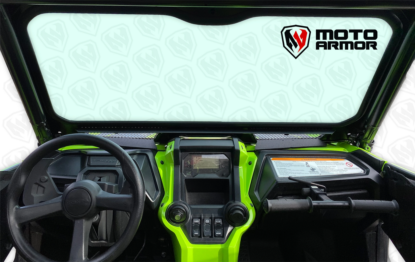 Honda Talon Vented Full Glass Windshield