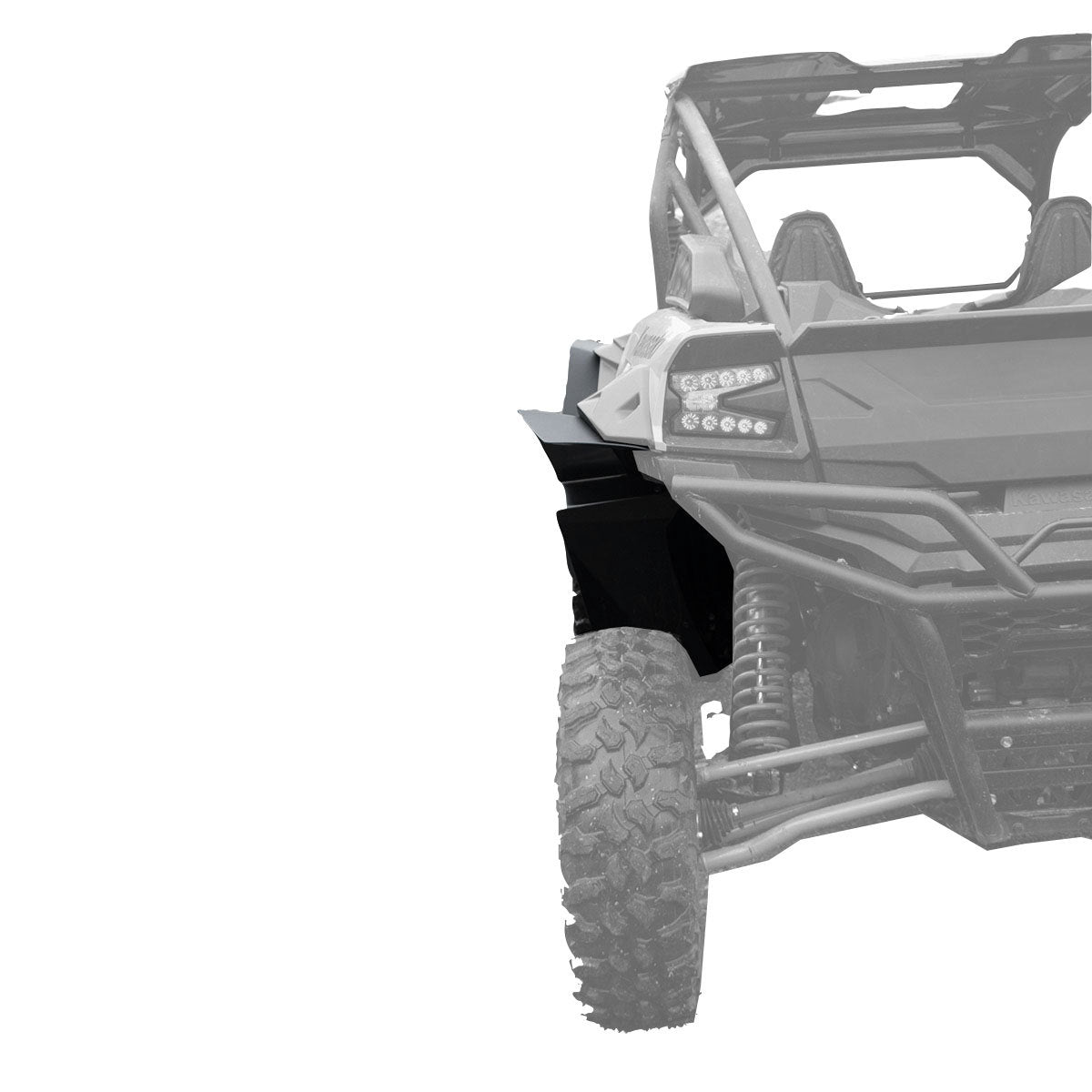 Kawasaki Teryx KRX 1000 OEM Wide Fender Flare Fender Extensions (Super Max Coverage)