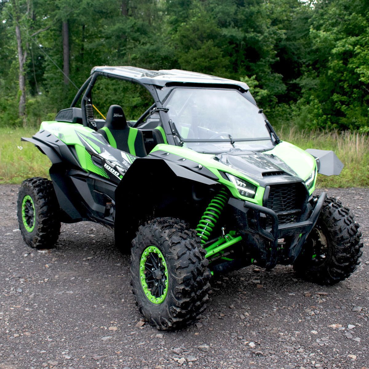 Kawasaki Teryx KRX 1000 OEM Wide Fender Flare Fender Extensions (Super Max Coverage)
