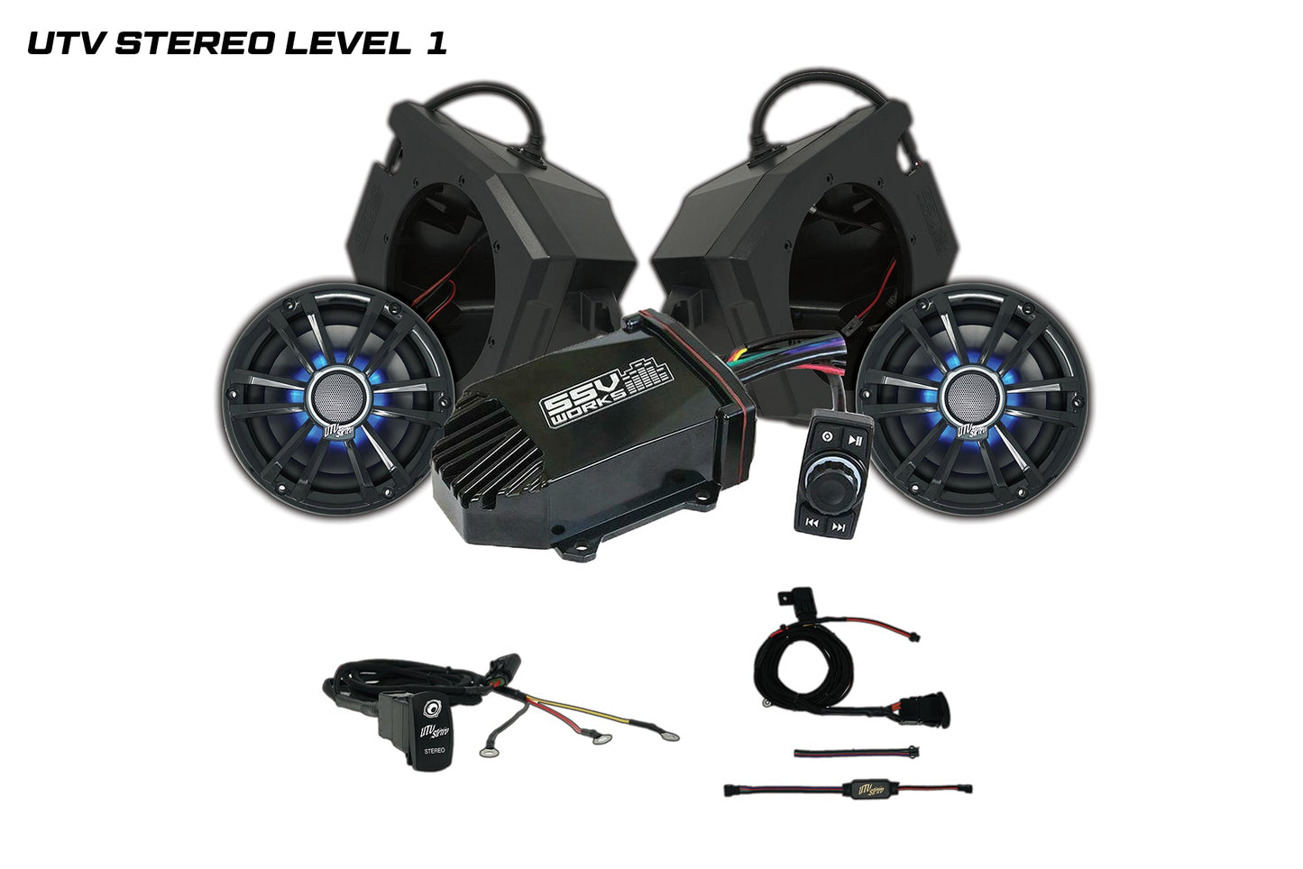 Polaris RZR UTV Stereo Level 1 Stereo System