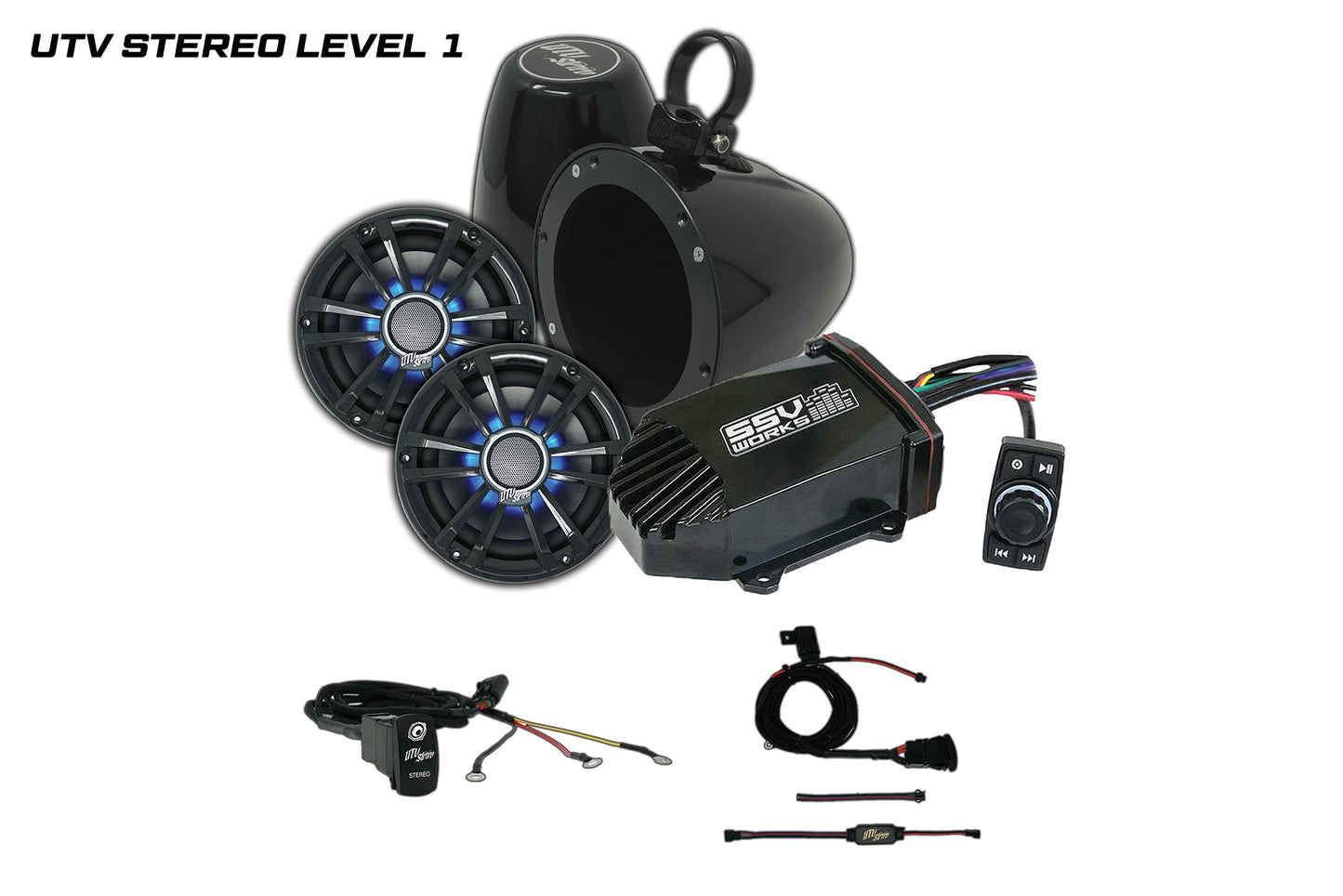 Polaris RZR UTV Stereo Level 1 Stereo System