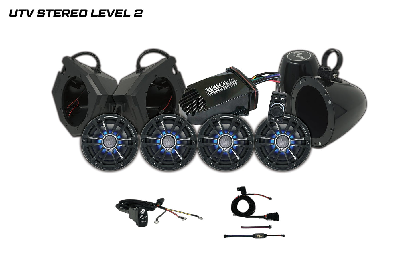 Polaris RZR UTV Stereo Level 2 Stereo System