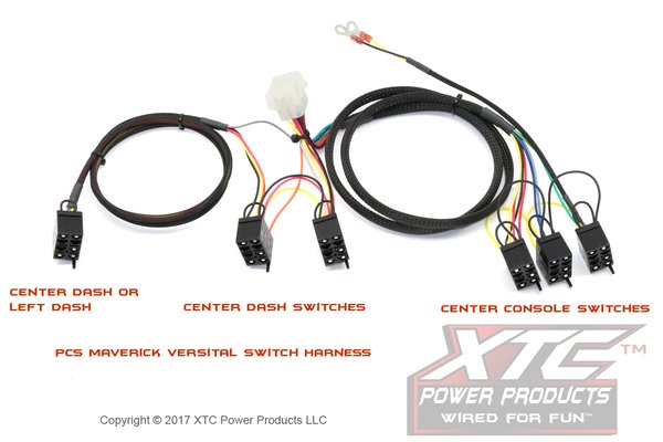 Can-Am X3 Plug and Play 6 Switch Power Control System (Strobe Avaliable)