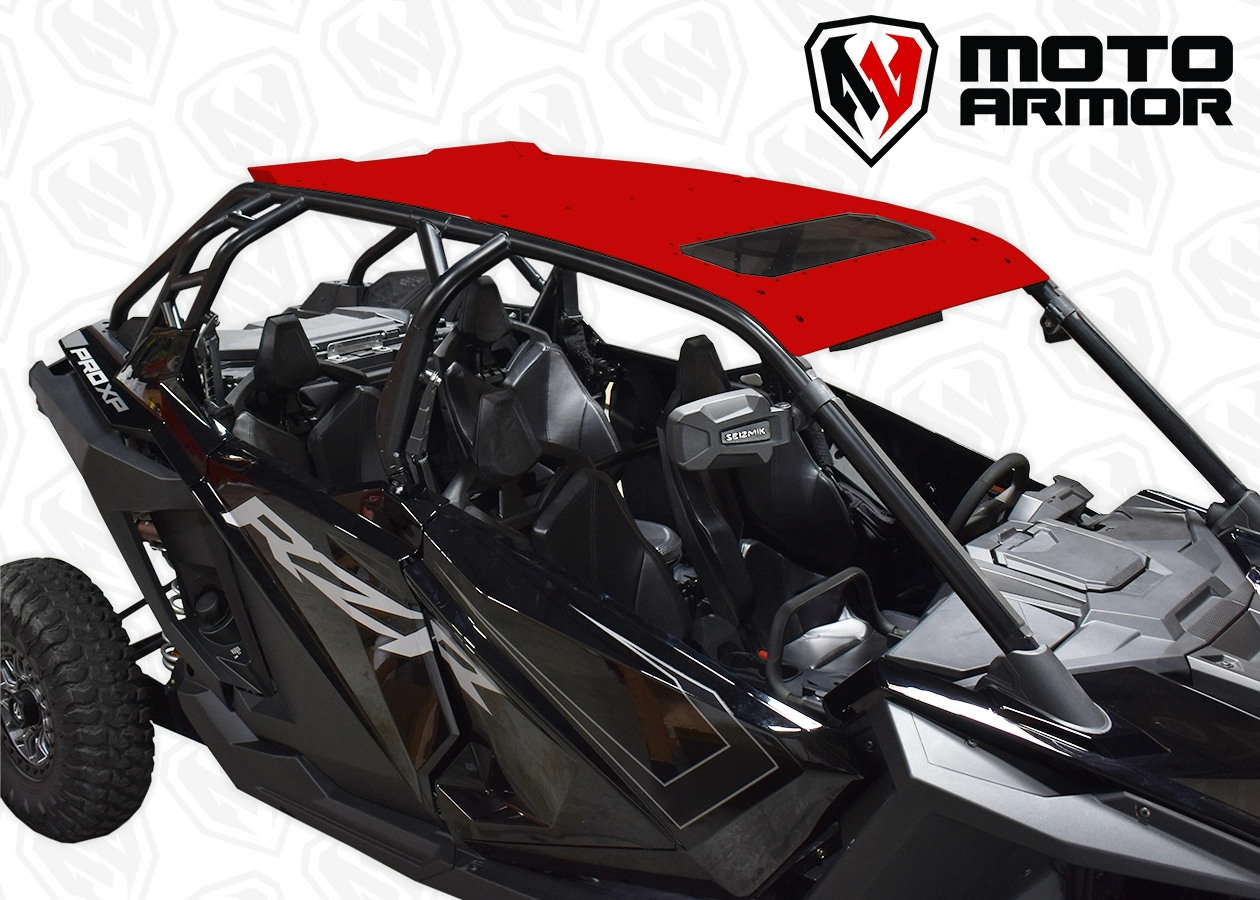 Polaris RZR Pro XP 4 Aluminum Roof With Sunroof Red