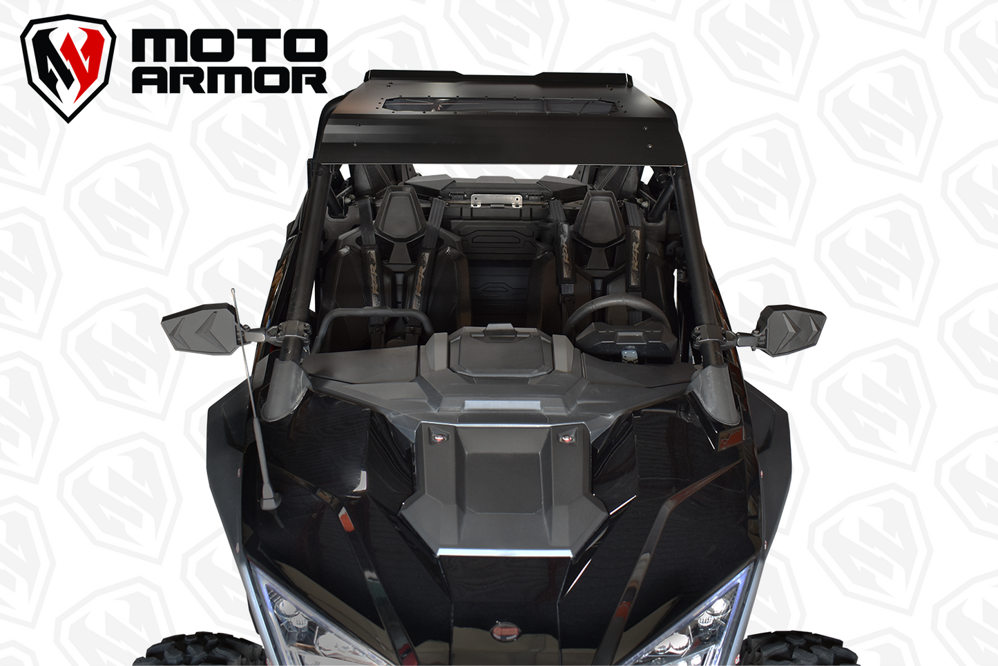 Polaris RZR Pro XP Aluminum Roof With Sunroof Red