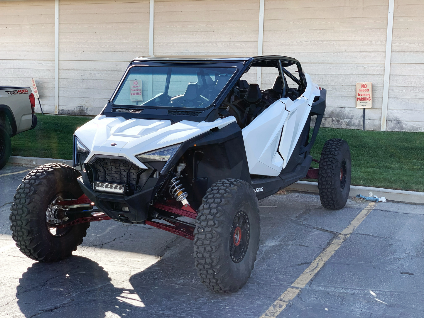 Polaris RZR Pro XP Full Glass Windshield For Vent Racing Roll Cage