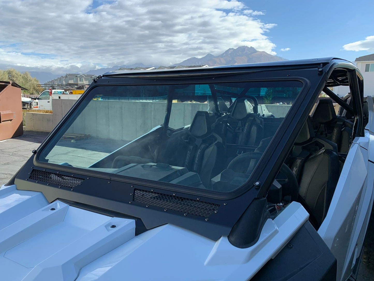 Polaris RZR Pro XP Full Glass Windshield For Vent Racing Roll Cage