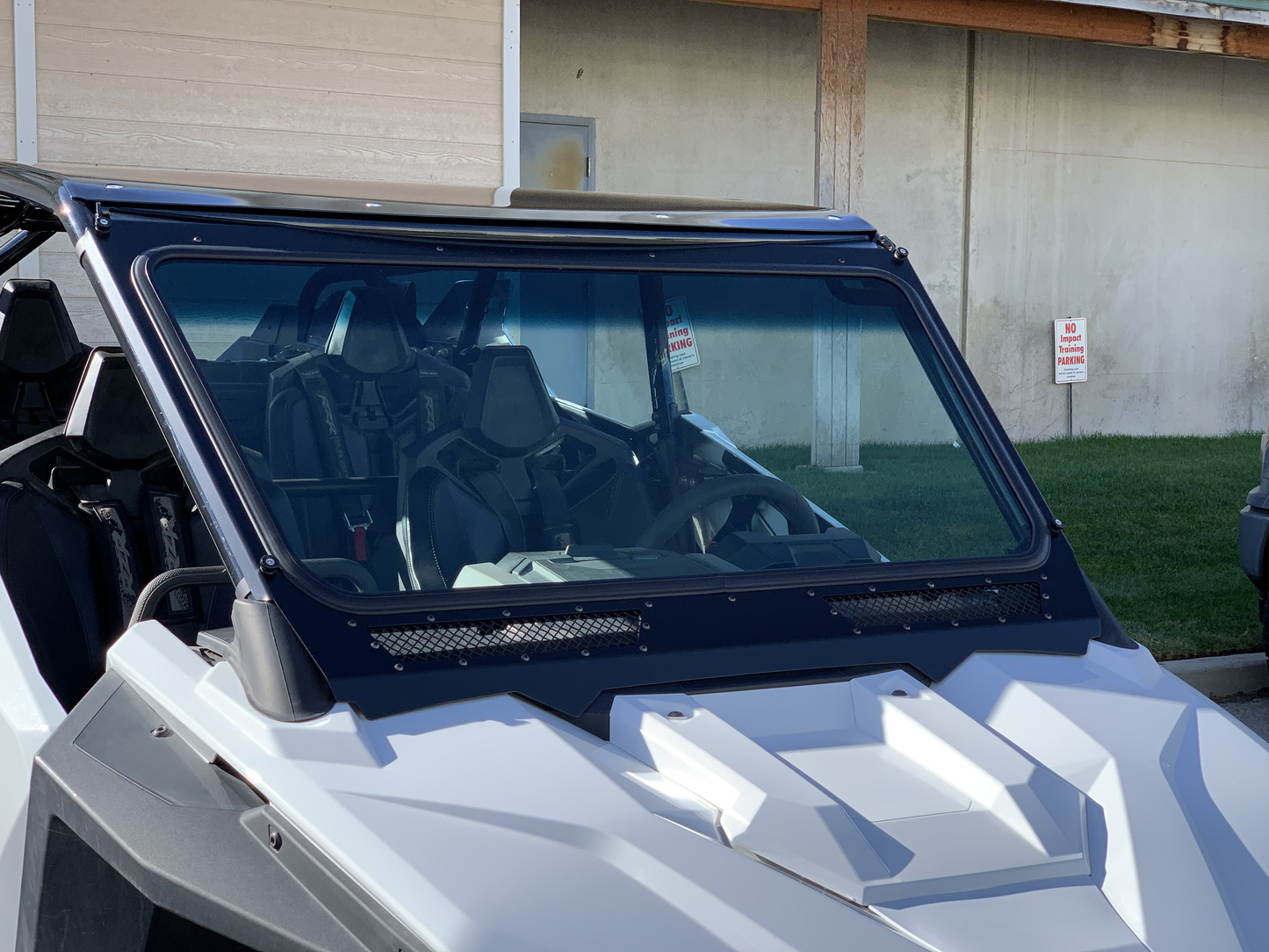 Polaris RZR Pro XP Full Glass Windshield For Vent Racing Roll Cage