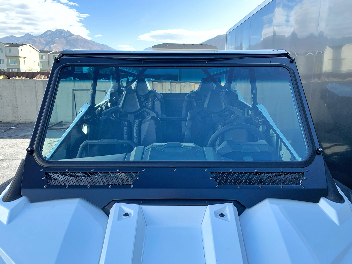 Polaris RZR Pro XP Full Glass Windshield For Vent Racing Roll Cage