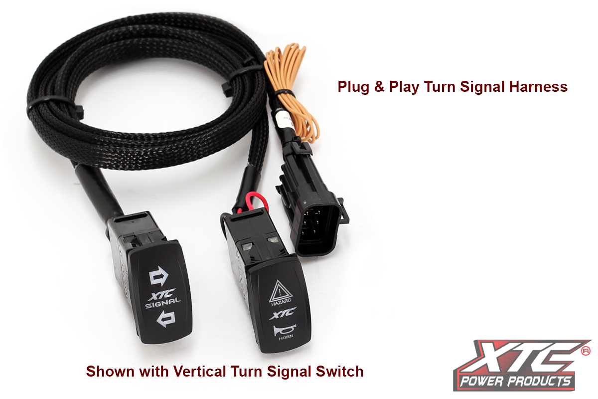 Polaris RZR XP 1000 And Turbo 2015-2018 And RZR 900 2016+ Self-Canceling Turn Signal System With Horn