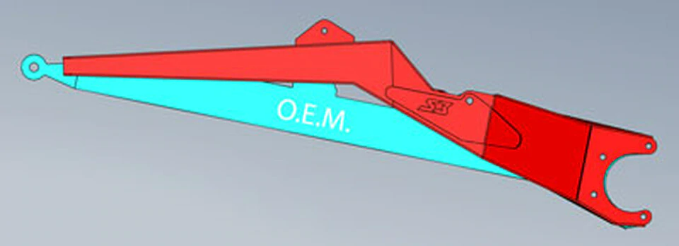 Polaris RZR XP 1000 High Clearance Trailing Arms