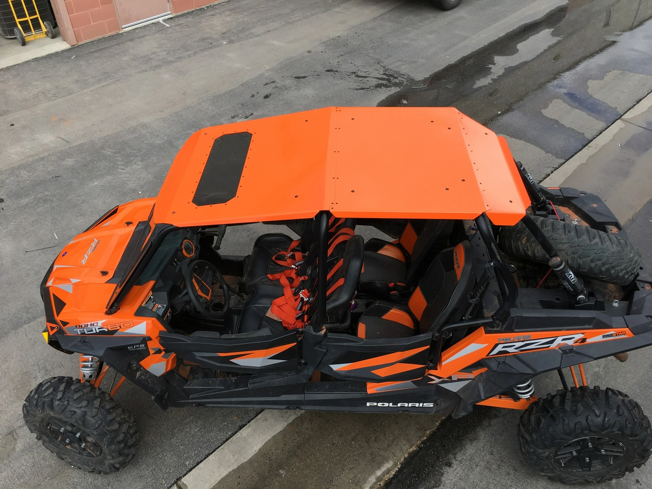 Polaris RZR XP 4 1000 And XP 4 Turbo Fast Back Aluminum Roof With Sunroof