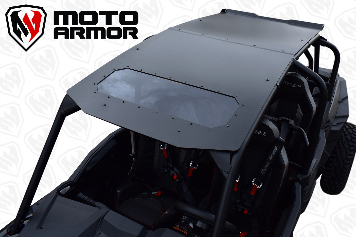 Polaris RZR XP 4 Turbo S Aluminum Roof With Sunroof Black