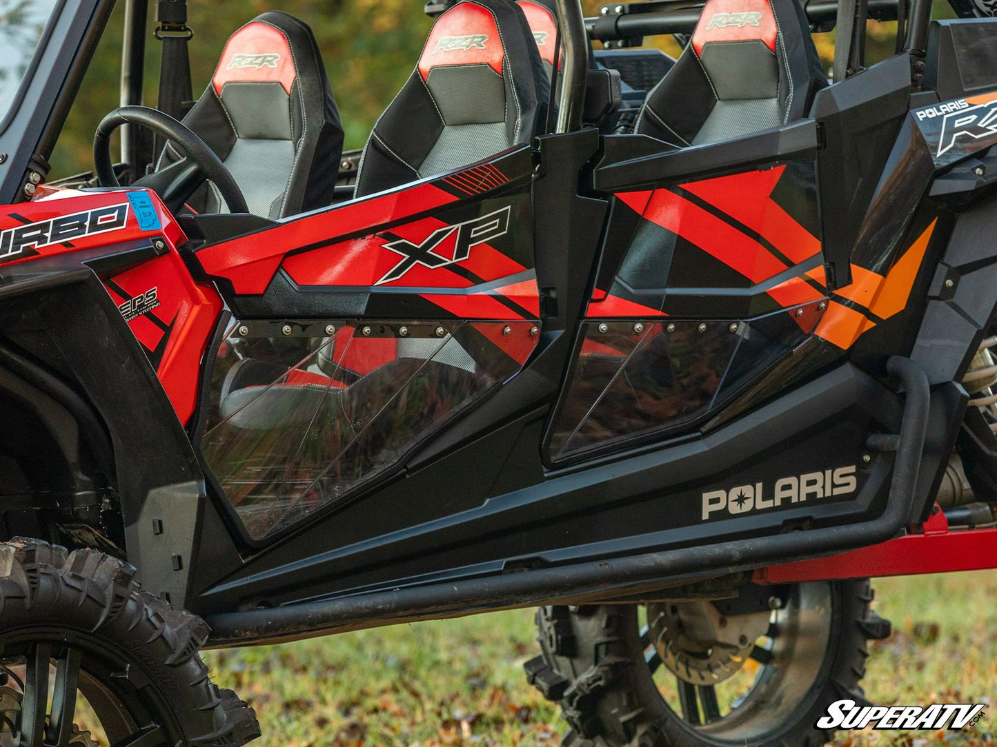 Polaris RZR XP Turbo Clear Lower Doors