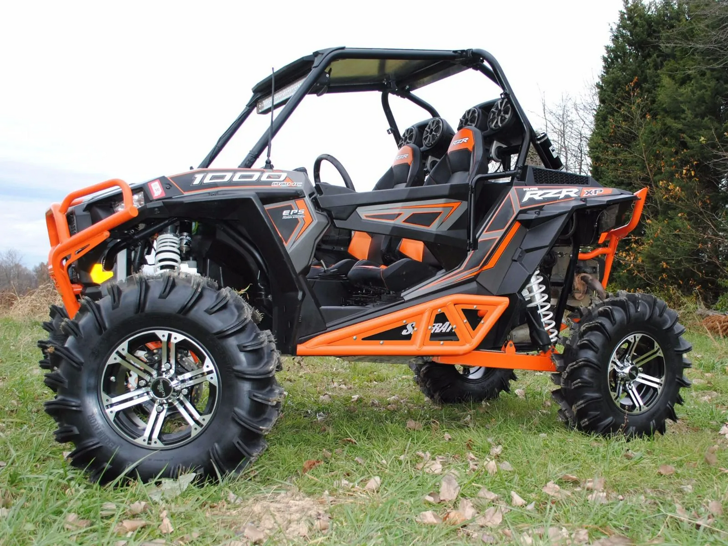 Polaris RZR XP Turbo Heavy Duty Tube Rock Sliders