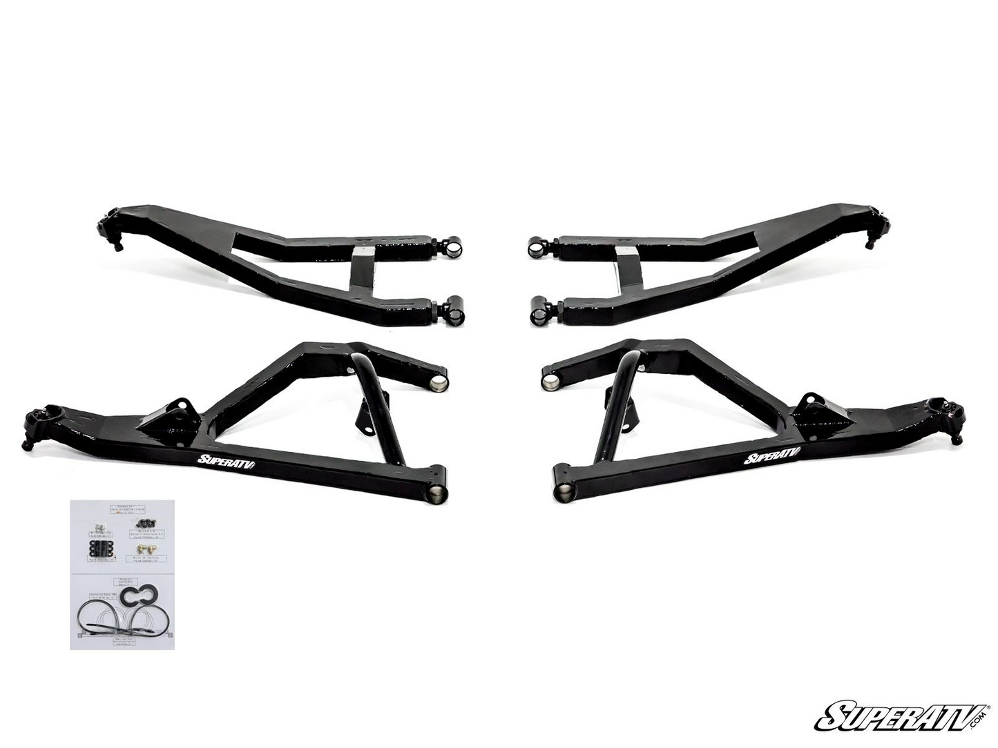Polaris RZR XP Turbo S 1.5 Inch Forward Offset Boxed A-Arms