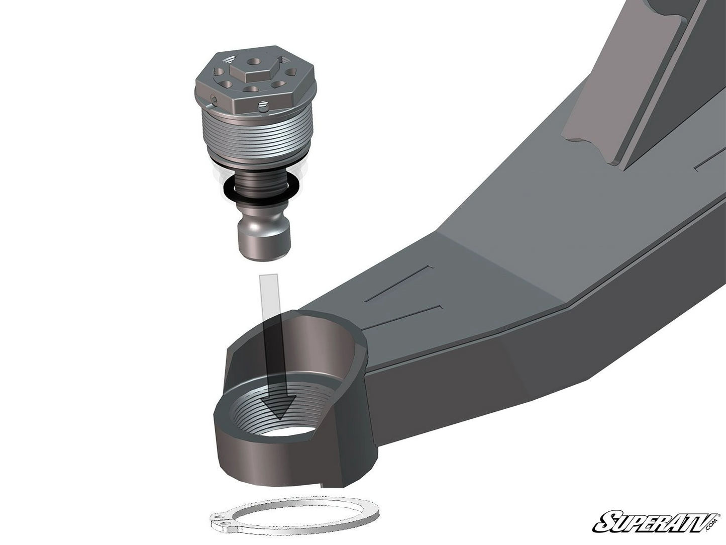 Polaris RZR XP Turbo S 1.5 Inch Forward Offset Boxed A-Arms