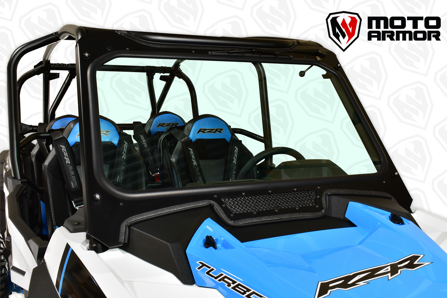 Polaris RZR XP Turbo S Full Glass Windshield