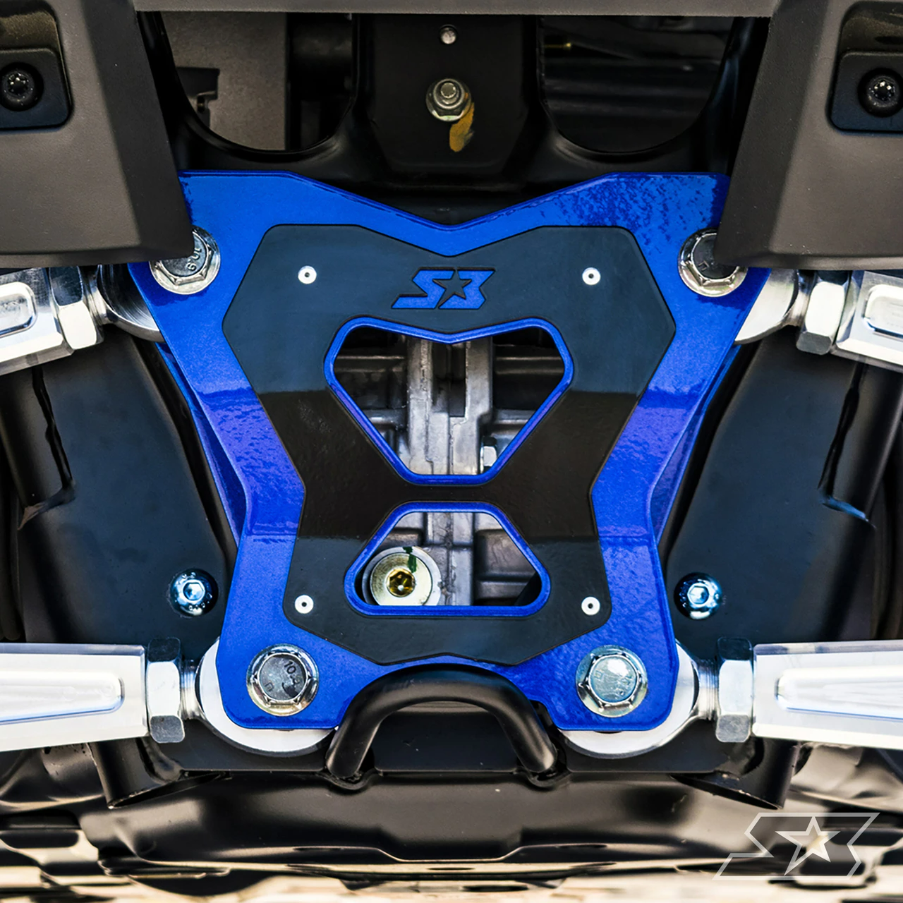 Polaris RZR XP Turbo S HD Double Shear Radius Rod Plate