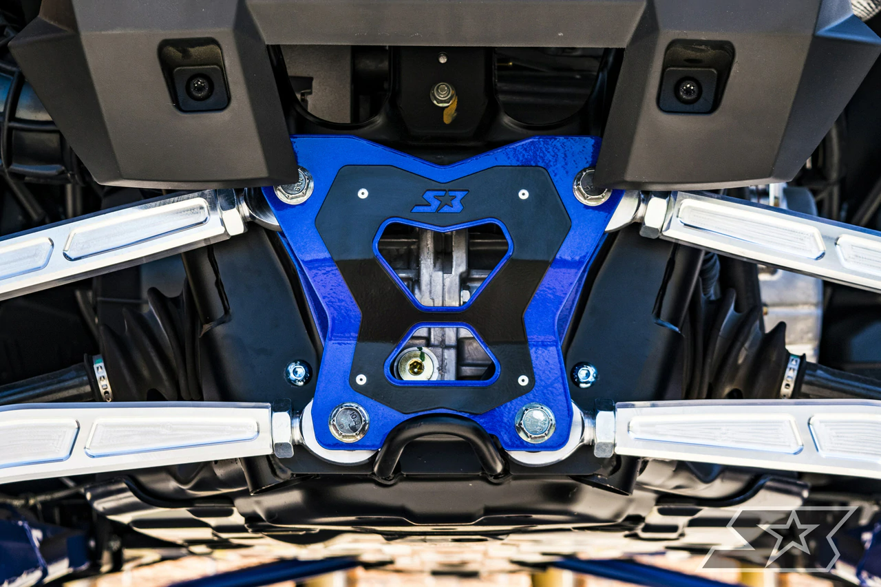 Polaris RZR XP Turbo S HD Double Shear Radius Rod Plate