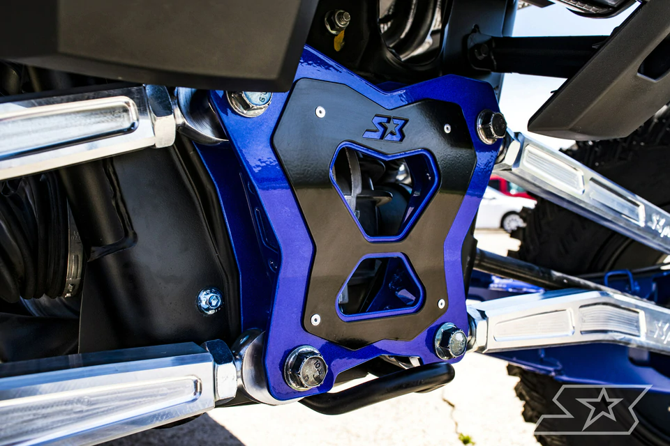 Polaris RZR XP Turbo S HD Double Shear Radius Rod Plate