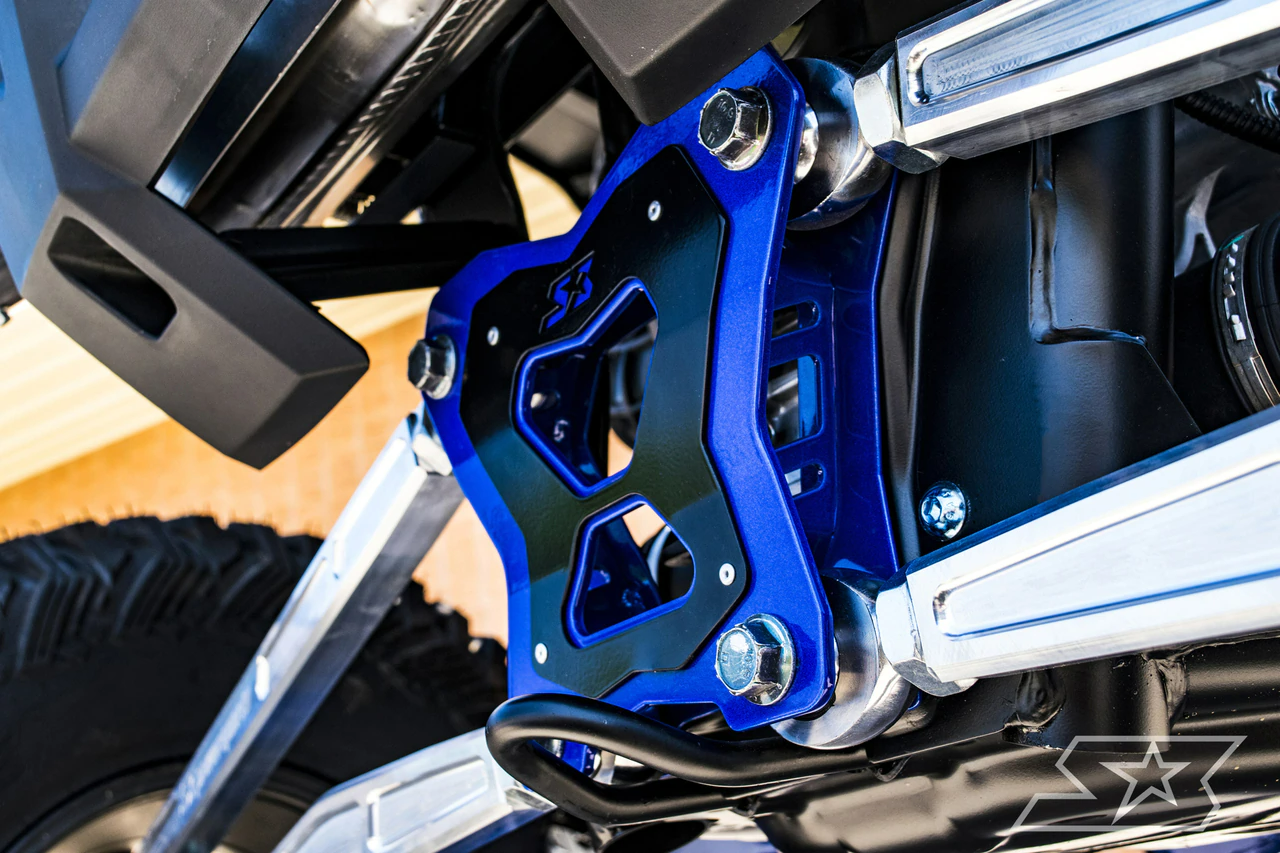 Polaris RZR XP Turbo S HD Double Shear Radius Rod Plate