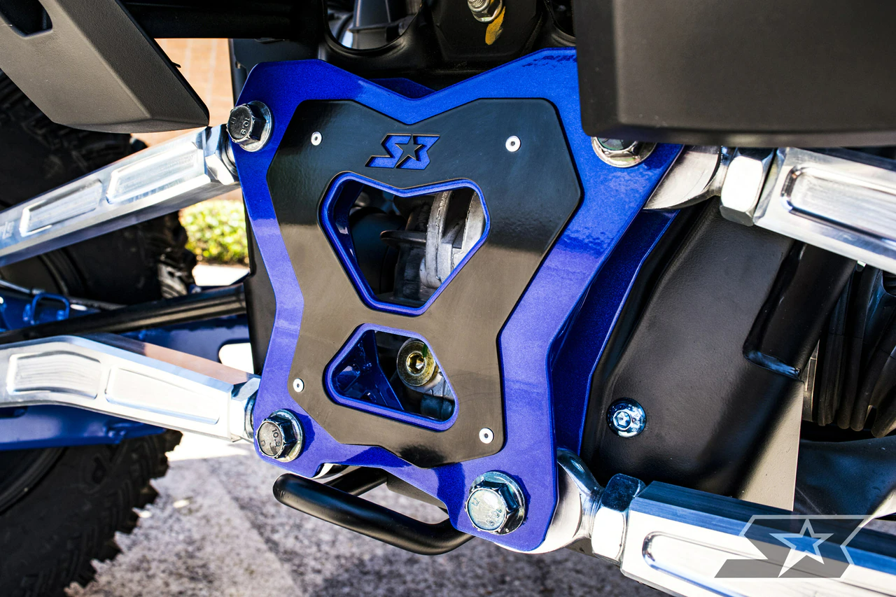 Polaris RZR XP Turbo S HD Double Shear Radius Rod Plate