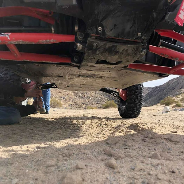 Polaris RZR XP Turbo UHMW Skid Plate
