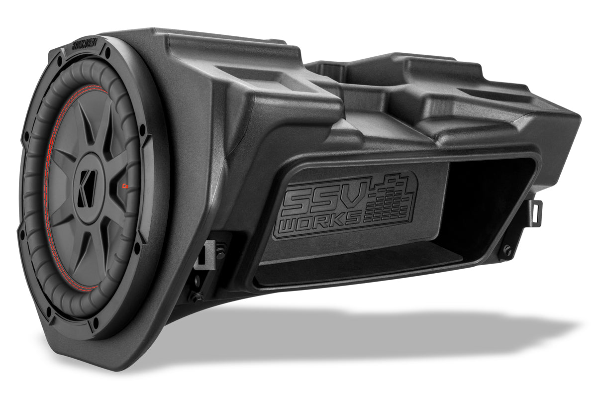 2019-2022 Polaris RZR Kicker 10in Subwoofer Plug-&-Play Kit for Ride Command