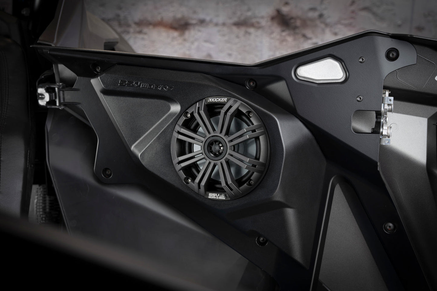 2020-2023 Polaris RZR Pro Rear-Door 6.5in Add-On Speaker-Pods