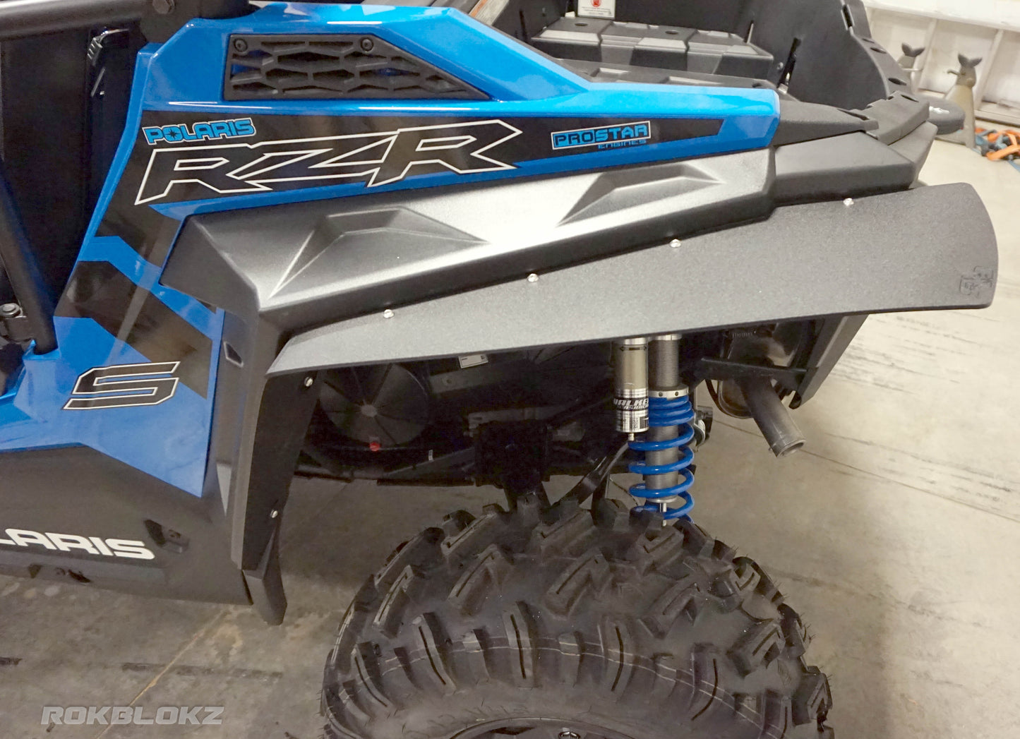 Polaris RZR S 900 & RZR S 1000 2015-2019 Mud Flaps / Fender Extensions, Front & Rear