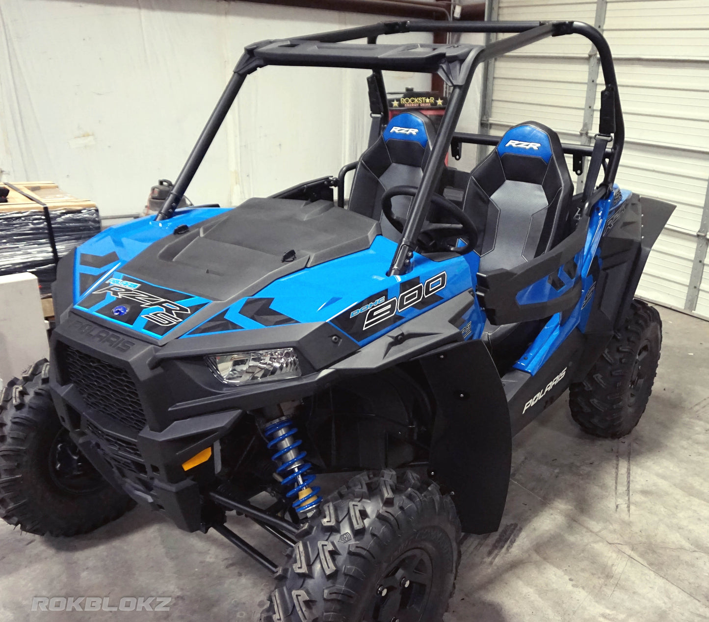 Polaris RZR S 900 & RZR S 1000 2015-2019 Mud Flaps / Fender Extensions, Front & Rear