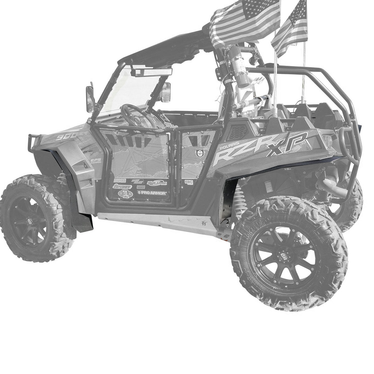 Polaris RZR XP 900 Fender Flares (2011-2014)