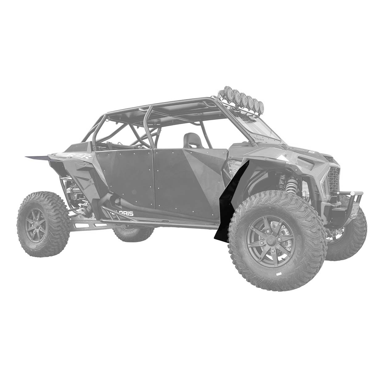 Polaris RZR XP Super Max Fender Extensions for SuperATV Fenders (For XP 1000, XP Turbo or Turbo S)