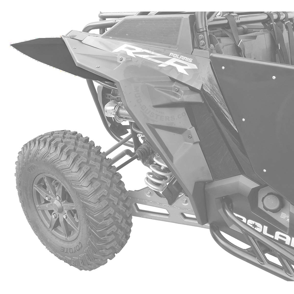 Polaris RZR XP Super Max Fender Extensions for SuperATV Fenders (For XP 1000, XP Turbo or Turbo S)