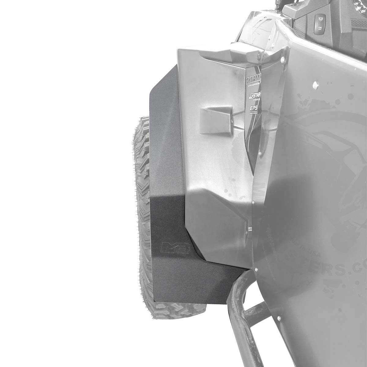 Polaris RZR XP Super Max Fender Extensions for SuperATV Fenders (For XP 1000, XP Turbo or Turbo S)