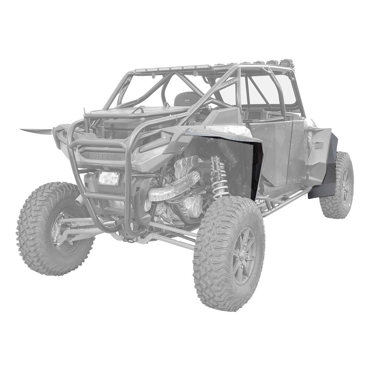 Polaris RZR XP Super Max Fender Extensions for SuperATV Fenders (For XP 1000, XP Turbo or Turbo S)
