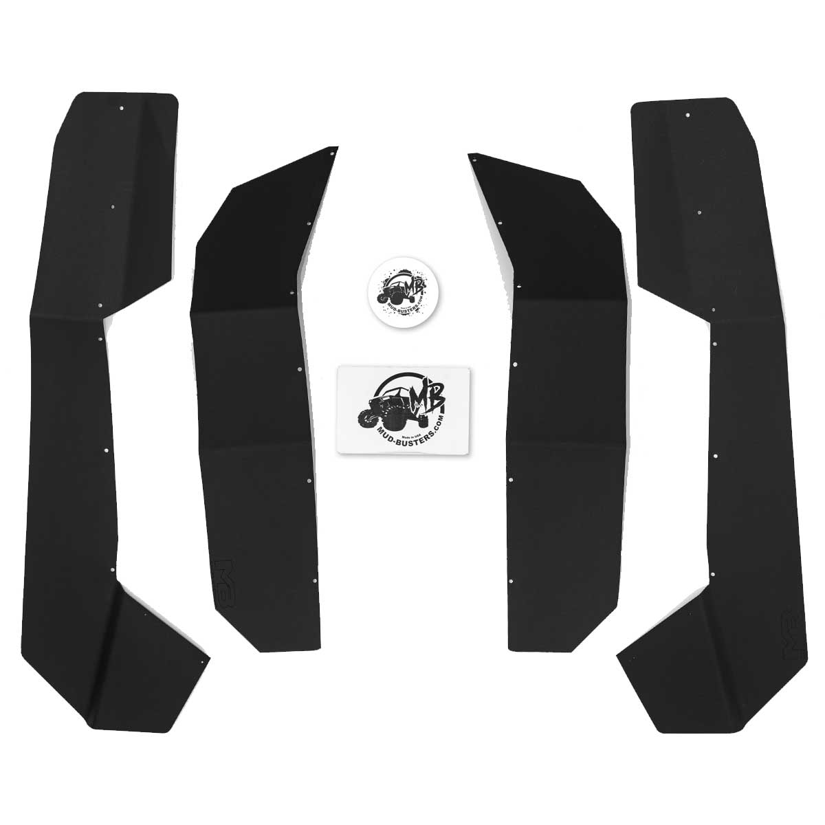 Polaris RZR Pro XP Fender Extensions for Super ATV Fenders (Max Coverage)