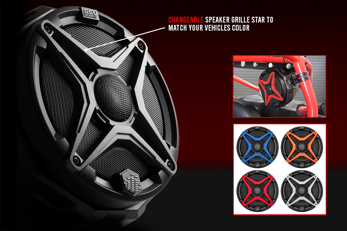 2020-2023 Kawasaki KRX1000 2-Speaker SSV Works Audio-Kit