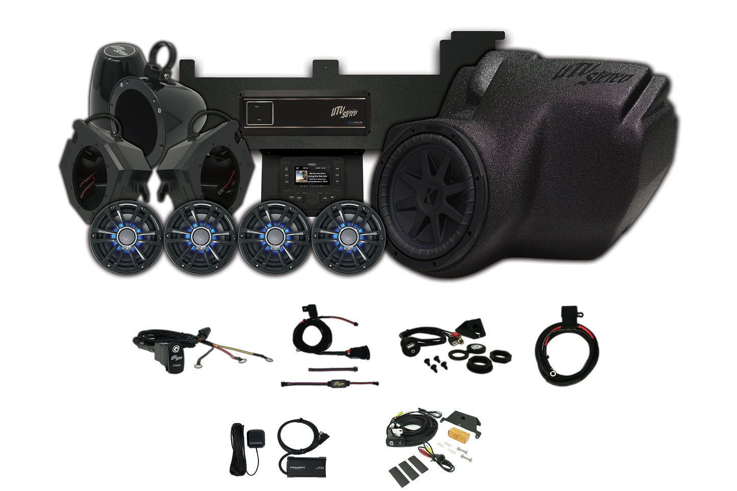 Polaris RZR UTV Stereo Stage 6 Stereo System