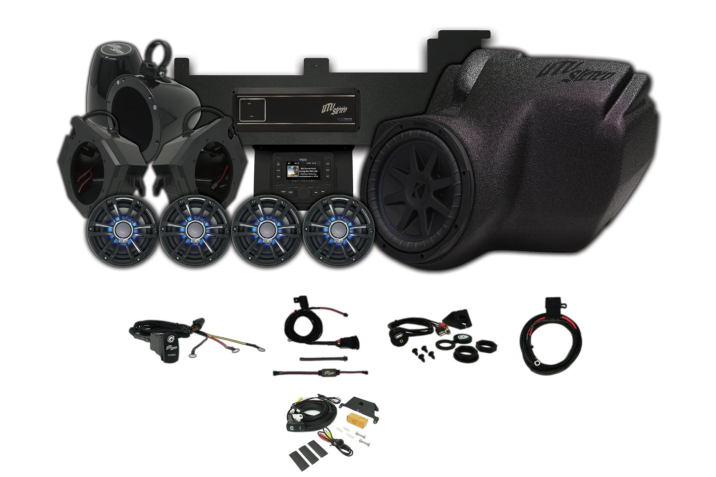 Polaris RZR UTV Stereo Stage 6 Stereo System